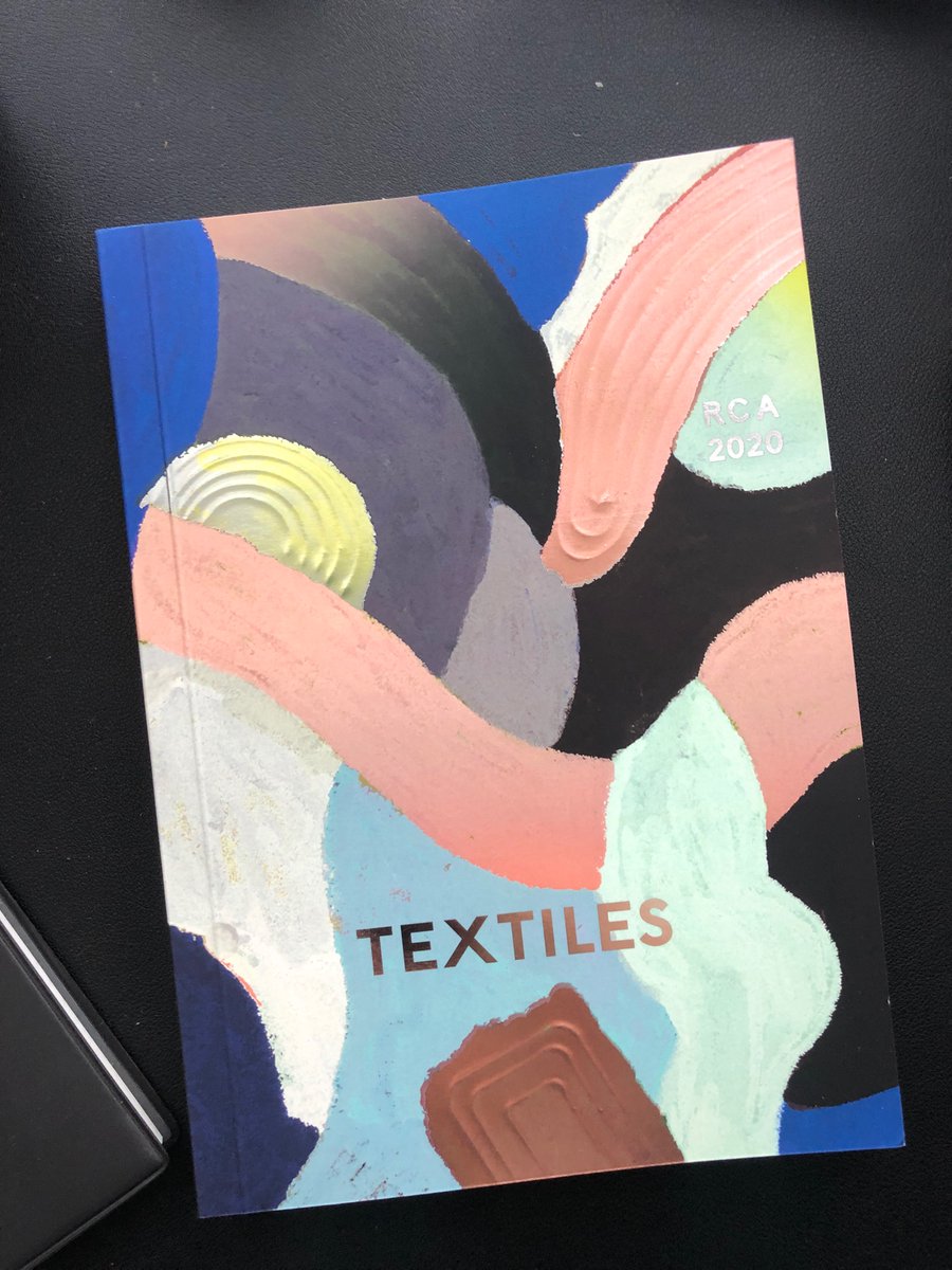 Beautiful catalogue from <a href="/TextilesRCA/">RCAtextiles</a> class of 2020