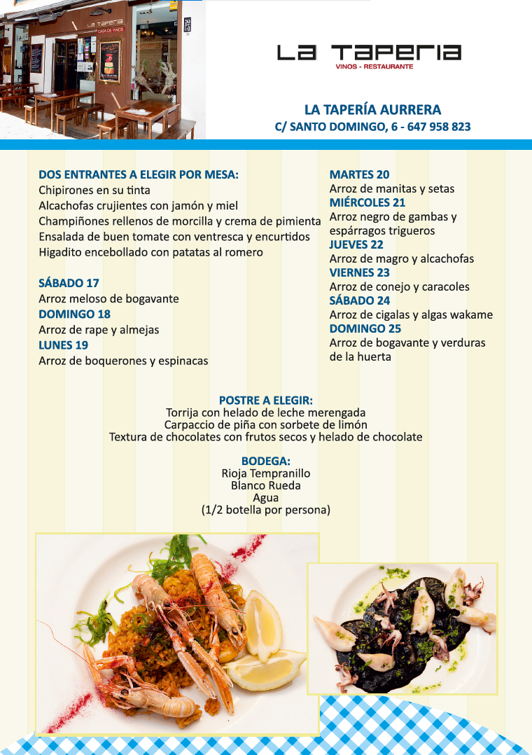 GRUPOAURRERA's tweet photo. 🥘🥘 IX JORNADAS DE LOS ARROCES DE LA TIERRA 🥘🥘
➡️➡️ Del 17 al 25 de octubre ⬅️⬅️
Cada día un super menú completísimo por 23€ 😋😋
Disfruta de un buen arroz en 
El Bodegón o La Taperia Aurrera 
#Arroz
#Benidorm
#menú https://t.co/F1AV4tCa1X