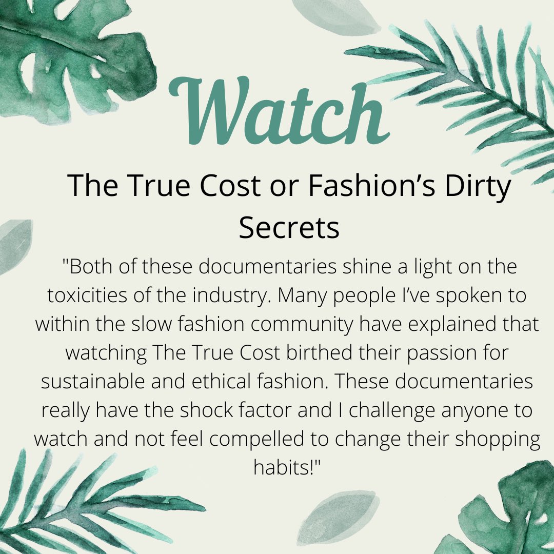 EnactusNTU's tweet photo. Fashion Buying and Merchandising graduate Robyn SmIth, shared her inspiring #fastfashion focused read, watch, listen recommendations with us this week. We can’t wait to hear her speak at our Enactus NTU hosted virtual sustainable talk this Thursday! Click the link to sign up now! https://t.co/l448SbN4OY