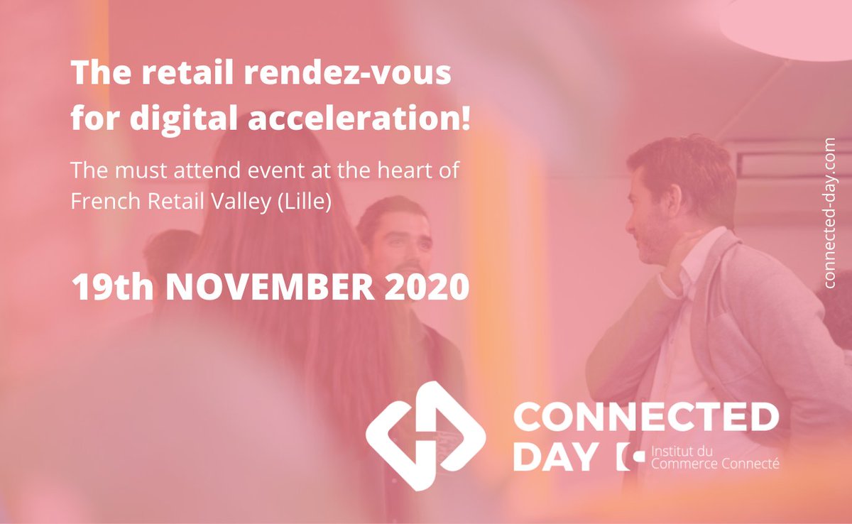 [ICC Connected Day] Calling all #retail #tech #startups! You have until October 19th to apply to the Connected Day Startup Awards, organized by our friends at the <a href="/institut_cc/">Institut du Commerce Connecté</a> on November 19th in Lille. 
Apply now 👉 bit.ly/3nKJGDl