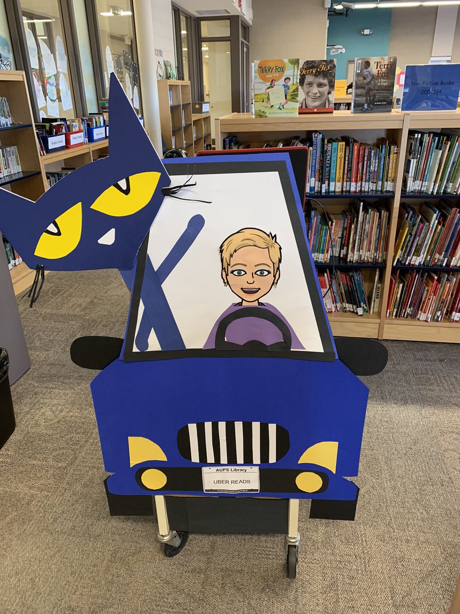 LongthorneJess's tweet image. Library “Uber Reads” cart is on the move @allistonunion! @CdnSchoolLibrar @oslacouncil