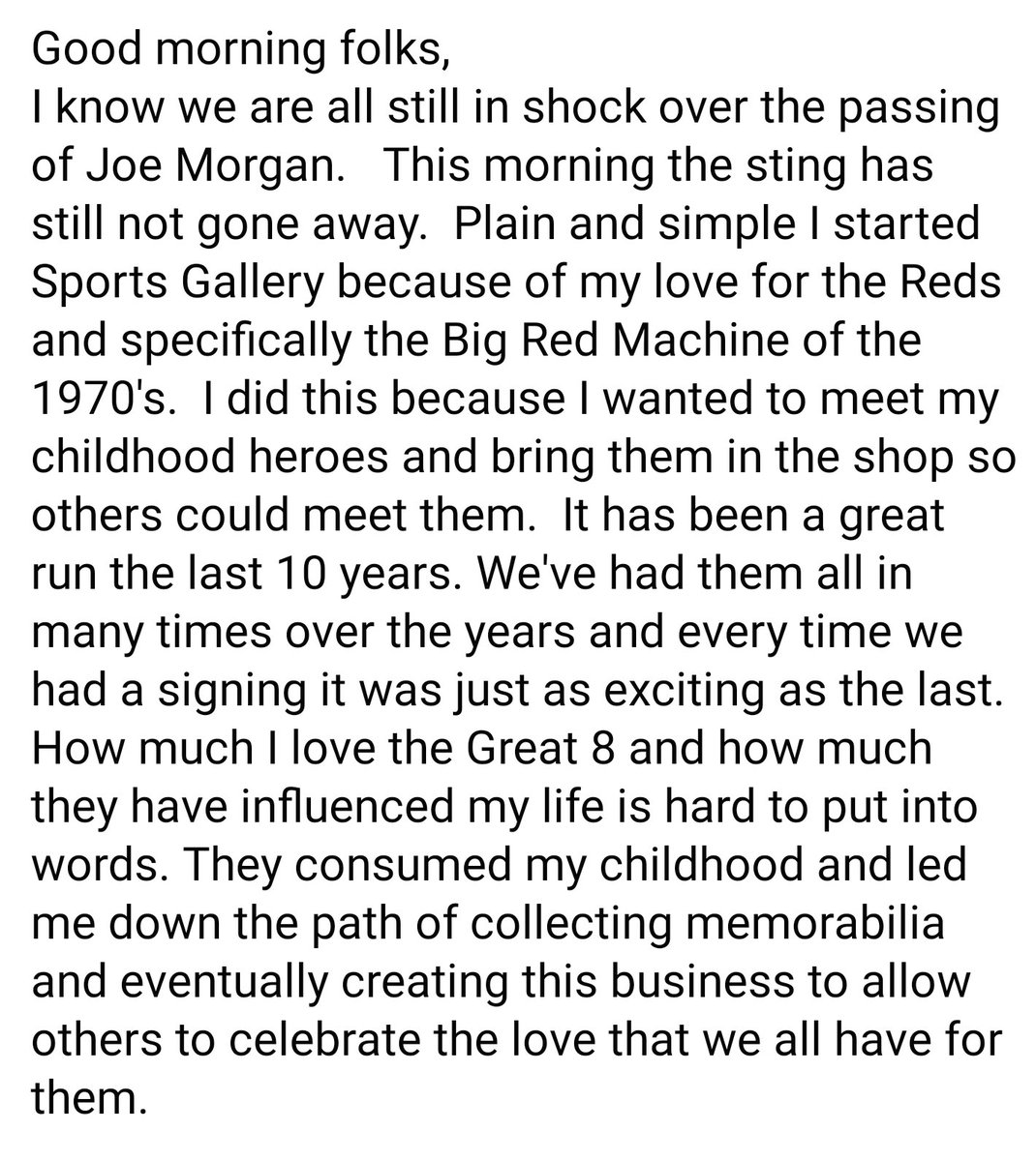 ASportsGallery's tweet image. a message from Mark