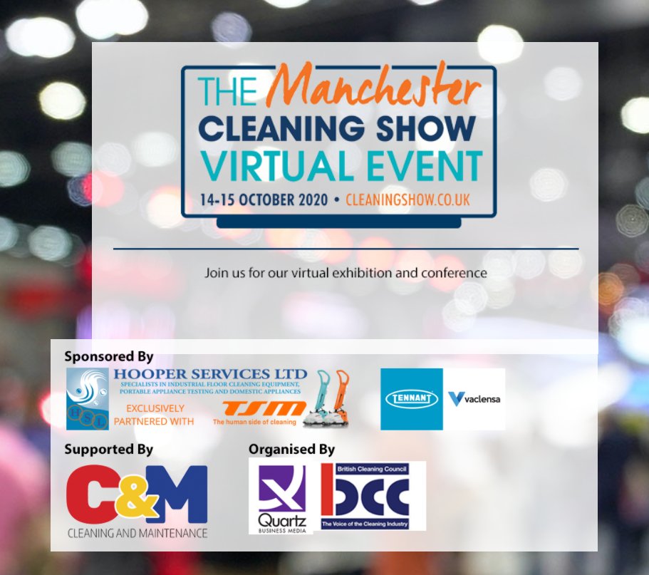 HooperServices's tweet image. Manchester Cleaning Show Virtual Event
14-15 October 2020

Sponsored by: Hooper Services Ltd - Exclusively partnered with TSM Italy

#HooperServices #TSMItaly #MCS2020 #TSMWillmop #ScrubberDryer #Cleaning #Sponsor #Event