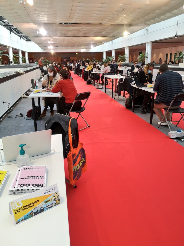 mocontemporain's tweet photo. Montpellier Contemporain sur le salon #DestinationIncentive co-organisé par l'équipe du bureau des congrès @MplTourisme et @CrtOccitanie 👏🏻 Agences, entreprises : contactez-nous pour vos #événements sur notre beau territoire 🌴 #Montpelliernow #MontpellierDestinationAffaires https://t.co/yOzTrWJsvQ