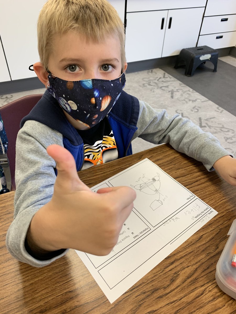 We’ve got some confident builders in ⁦<a href="/MrsMleczko/">Mrs. Mleczko's Class</a>⁩ today! They are designing a water filtration system to separate a mixture of liquids and solids to help solve a real world problem of unsanitary drinking water in parts of the world as part of their states of matter unit!