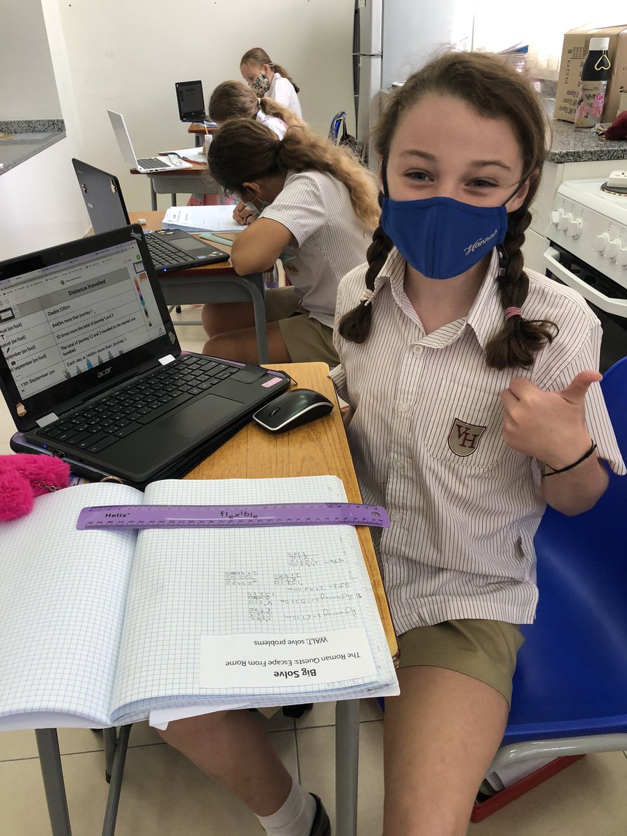 VHPS_Year6's tweet photo. Our Big Solve this half term was focusing on calculating the various journeys Fronto went on in the story ‘The Roman Quests’. Lots of retrieval practice, exploring of new vocabulary and application of skill.  👏 Well done Y6. #GoVHPS #VHPSchallenge https://t.co/JDt55OH3t0