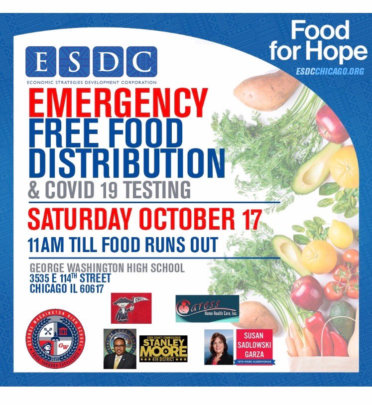 GWHS_Patriots's tweet photo. Attention GW Families. We will be having a food distribution event and testing site for the neighborhood this weekend at GW. Please spread the word. 🚨🚨RT🚨🚨 https://t.co/KZARDDK505