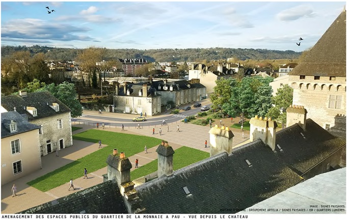Ville_Pau's tweet image. &amp;gt;&amp;gt; Réunion publique 16 octobre sur le réaménagement de la Place de la Monnaie 

Celui-ci s&apos;inscrit dans un contexte global de réaménagement des #espacespublics à l&apos;échelle de Pau, visant à restaurer la valeur patrimoniale &amp;amp; touristique ▶ bit.ly/3jXycdn