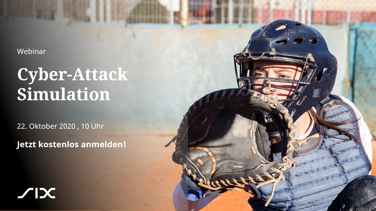 sixgroup's tweet image. Kostenloses Webinar &quot;Cyber-Attack Simulation&quot; am 22. Oktober. Cybereason und SIX zeigen Ihnen in einer #LiveSimulation, wie Sie äusserst geschickte Cyber-Angriffe erkennen und stoppen können. 
Melden Sie sich noch heute an: six.swiss/3dpDJa1
#cyberattack #cybersecurity