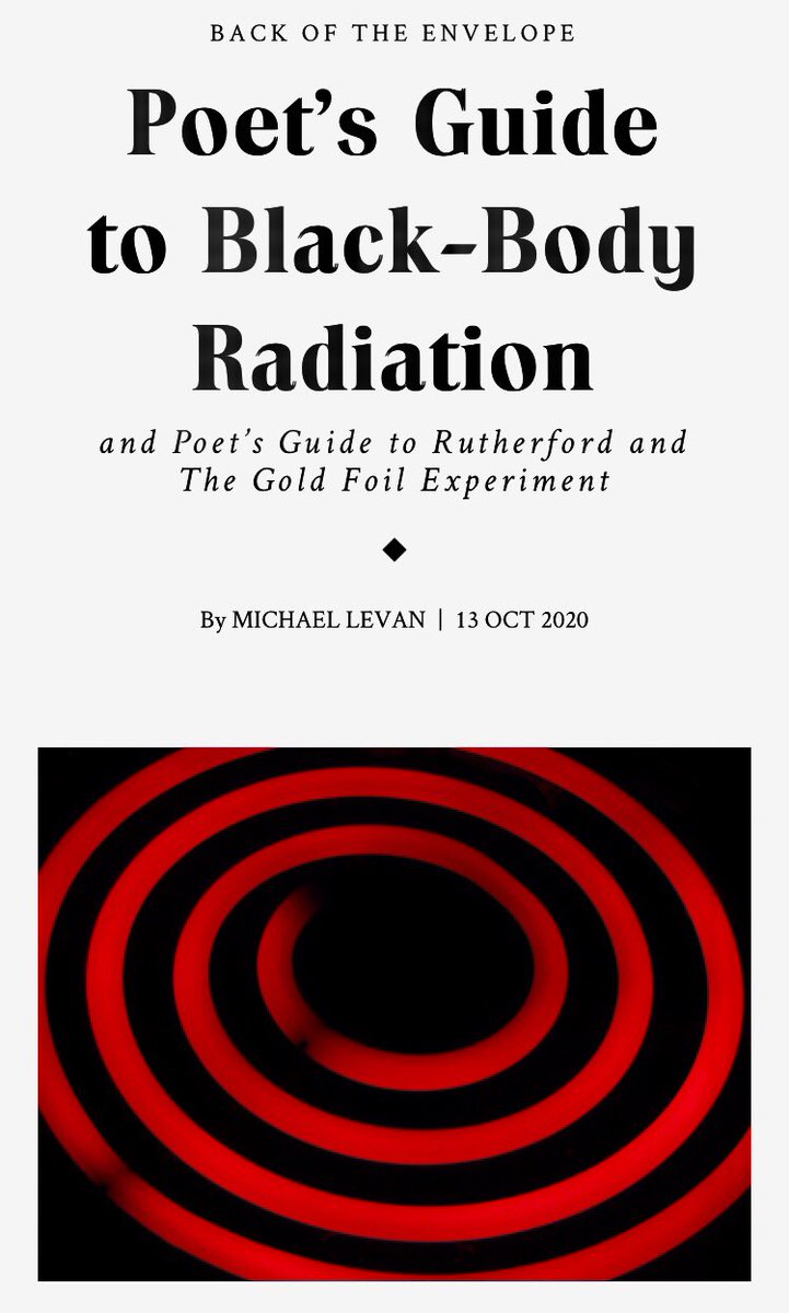 mjlevan's tweet photo. Very grateful to the editors @theoffingmag for featuring two poems from my Poet’s Guide to Science ms in their Back of the Envelope section today. #poeticscience #scientificpoetry #poetry https://t.co/1HZ4rHtwSb
