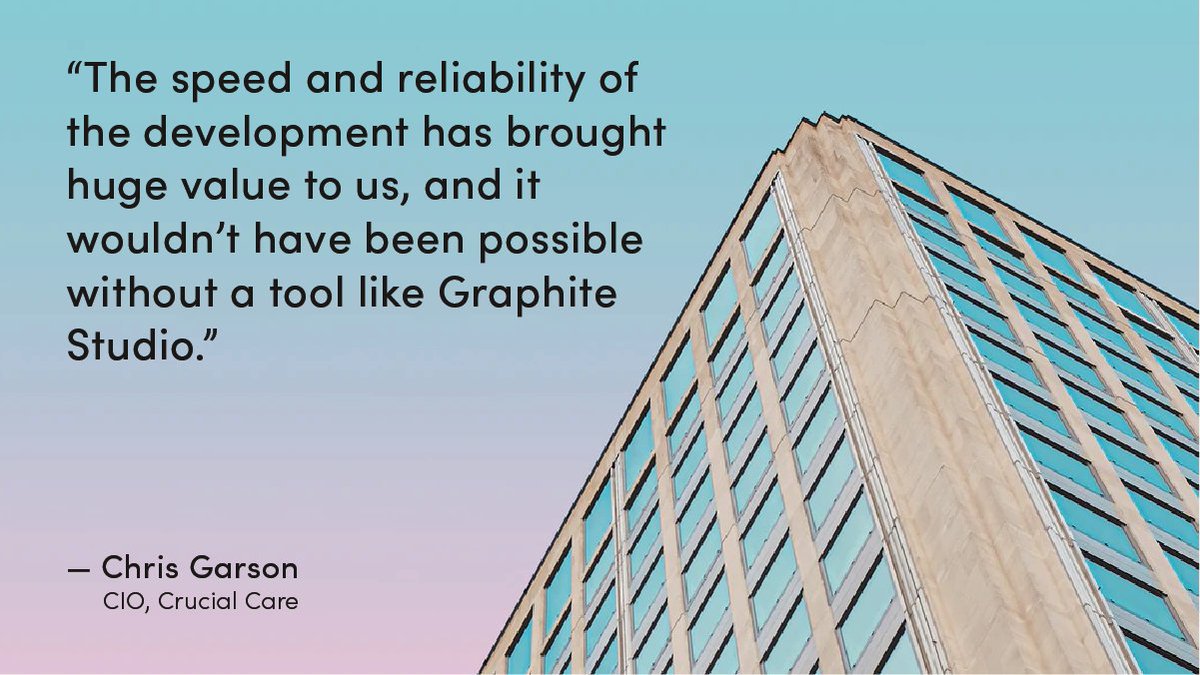 graphitegtc's tweet image. Deliver secure, scalable and proven #solutions across your entire organization with #nocode #GraphiteStudio #GraphiteGTC #softwaredevelopment