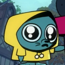 Clark Lockjaw headcanon: Clark used to work as a journalist and has traveled well beyond the borders of Pure Heart Valley and visited war torn nations. On his travels, he witnessed something so horrific that his face stuck like that and all he can say is "yipyipyip".