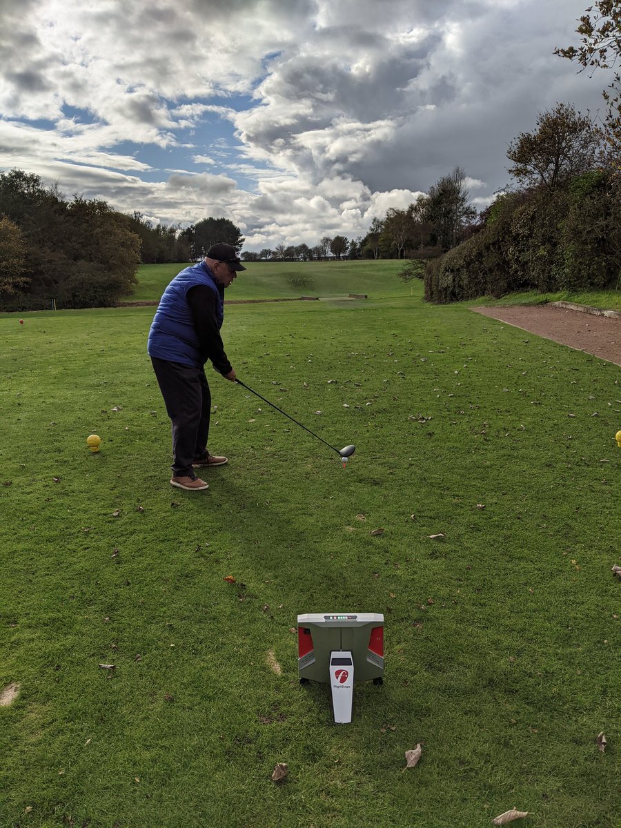 Nothing like getting the <a href="/FlightScopeGolf/">FlightScope Golf</a> X3 out on the course for a playing lesson this afternoon

Even the sun came out to play <a href="/hornseagolfclub/">Hornsea Golf Club</a>