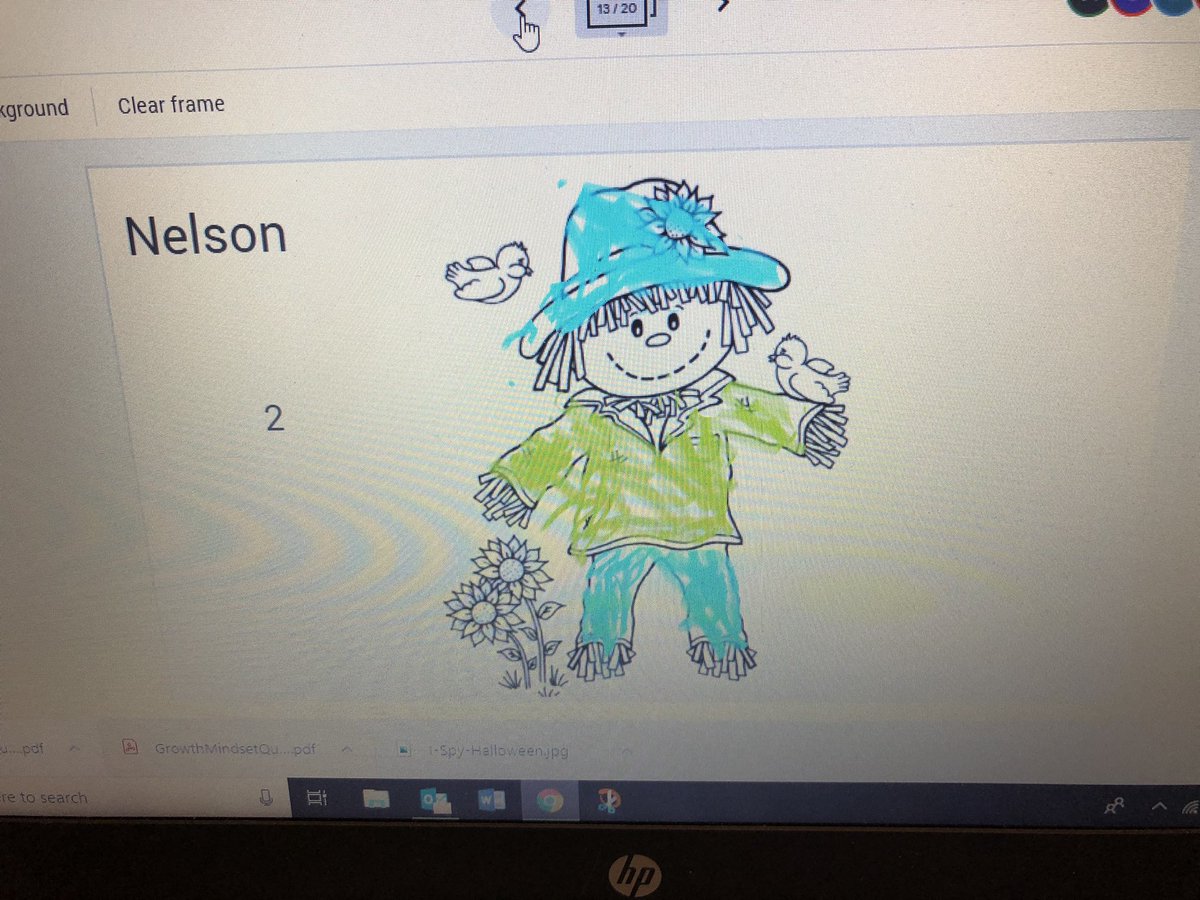 Students <a href="/MalibuESVB/">Malibu Elementary</a> enjoyed the story The Scarecrow’s Hat and colored a Jamboard glyph by listening and following directions.  <a href="/ARTroyan/">Allison Palasz</a>