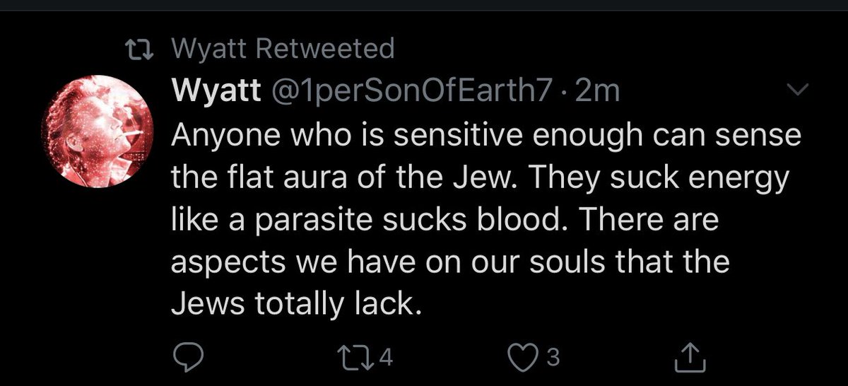 56. Wyatt is back and wants us to know that he really hates Jews.