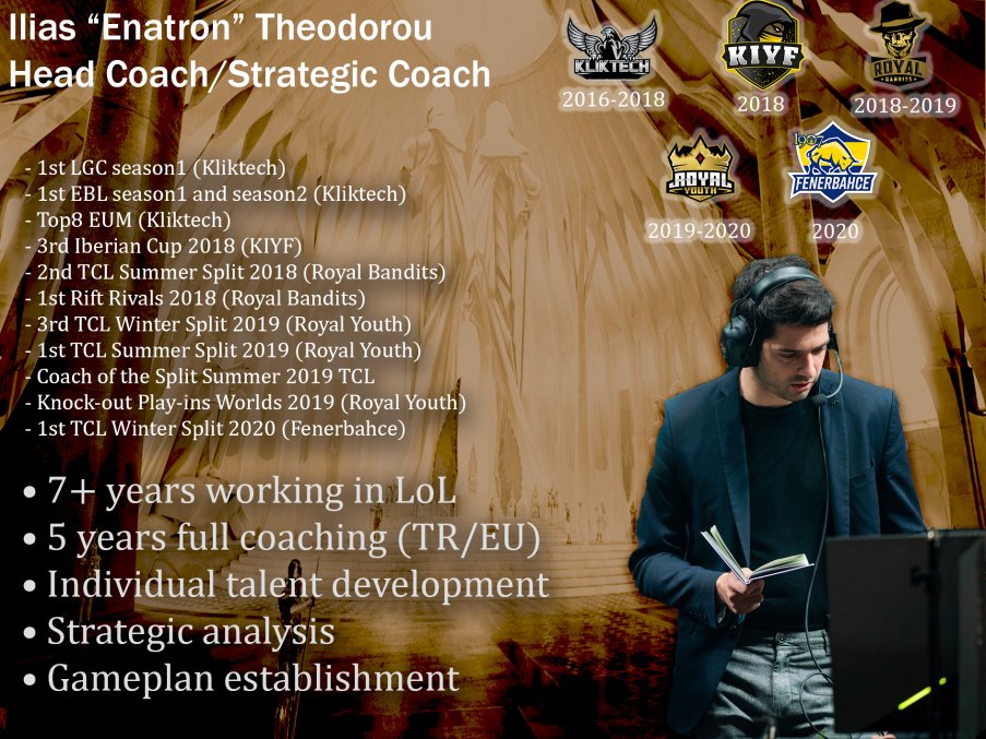 With the off-season coming up I will be actively LFT for the 2021 onwards. Searching primarily for both Head Coach and Strategic coach positions. Any RT would be appreciated! Feel free to DM me or mail at nathan@evolvedtalent.com