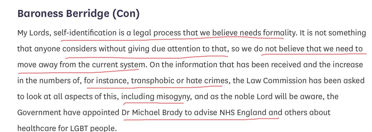 We know hate crimes figures are gamed. They rely on self-perception & can include “misgendering” Merely recognising biological sex gets recorded as a  #HateIncident. They are meaningless. Misogyny isn’t a hate crime and yet women are murdered not just called the wrong pronoun.