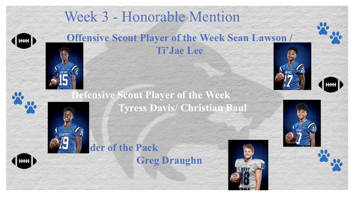 Coach_Tyler51's tweet photo. Week 3 Players of the Week and Honorable Mentions! @WolvesPlano @PWSHfootball @PWSHWolves @PWSH_The_Hype https://t.co/ivdBBRLbLx