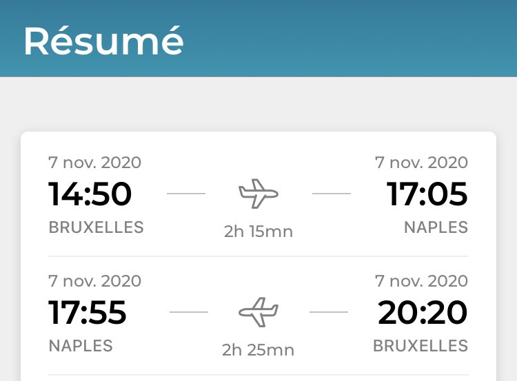 ⁦@FlyingBrussels⁩ #WeareBrusselsAirlines When your booking is changed and allows to visit Naples airport instead of spending a long weekend. Just ridiculous !!