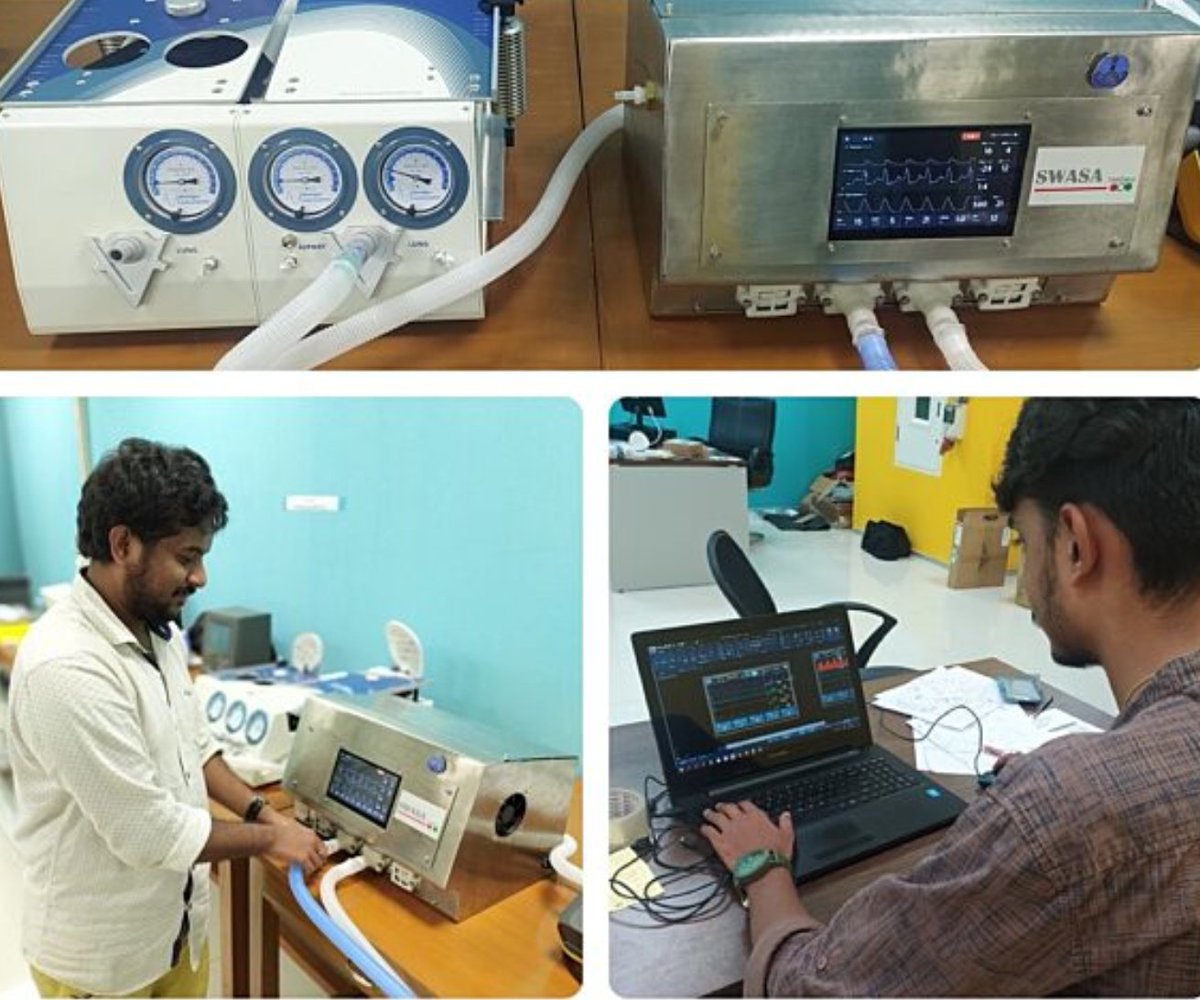Team <a href="/respiraworks/">RespiraWorks</a> has been BUSY!! Their collaboration with a team in India, FoundryM, has made great strides towards developing and deploying ventilators in that country!  Read more at hubs.ly/H0xzTfS0

#ventilator #covid19 #coronavirus #medicaldevice
