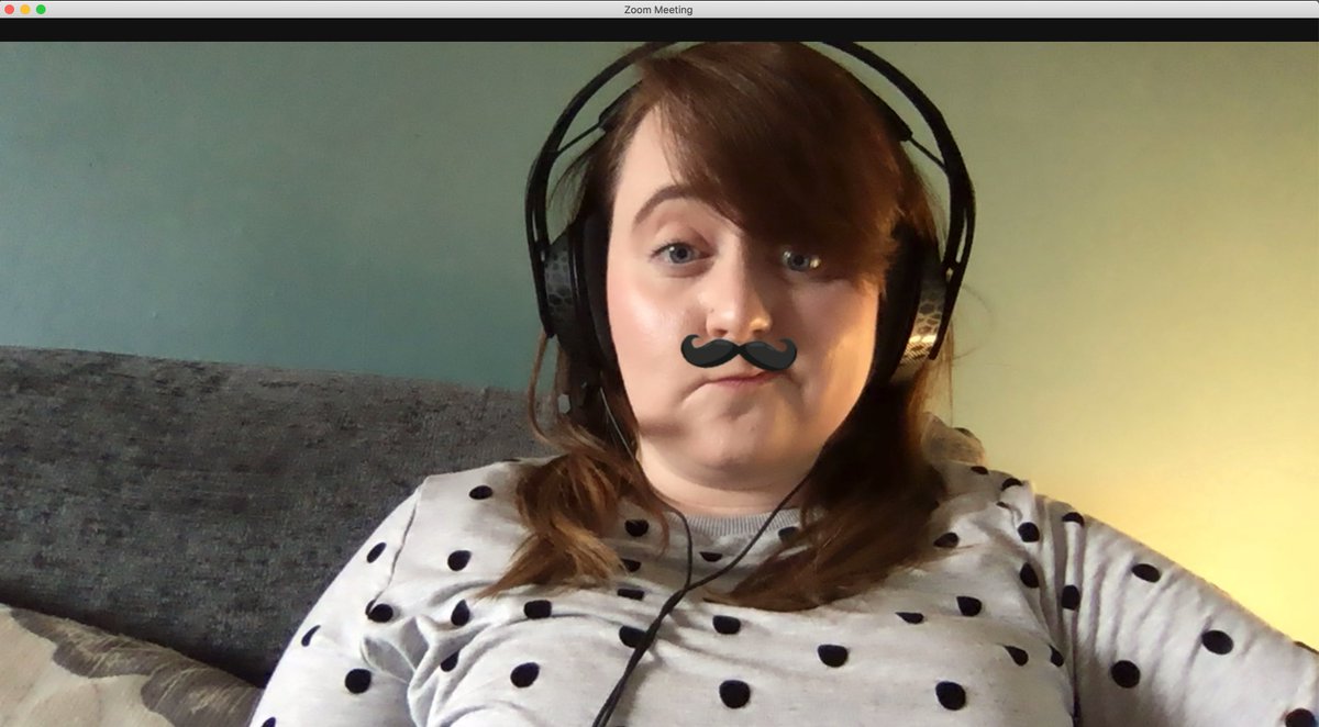 Nice one, Zoom does filters now. I'm quite possibly late to the party with this, but definitely thinking about throwing this bad boy on for my next big call and just not saying a word. 😏