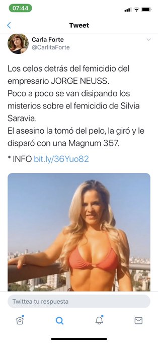 Que le pasa a esta mujer? @CarlitaForte mínimo bórralo, si es que te confundiste, cosa que dudo.... https://t
