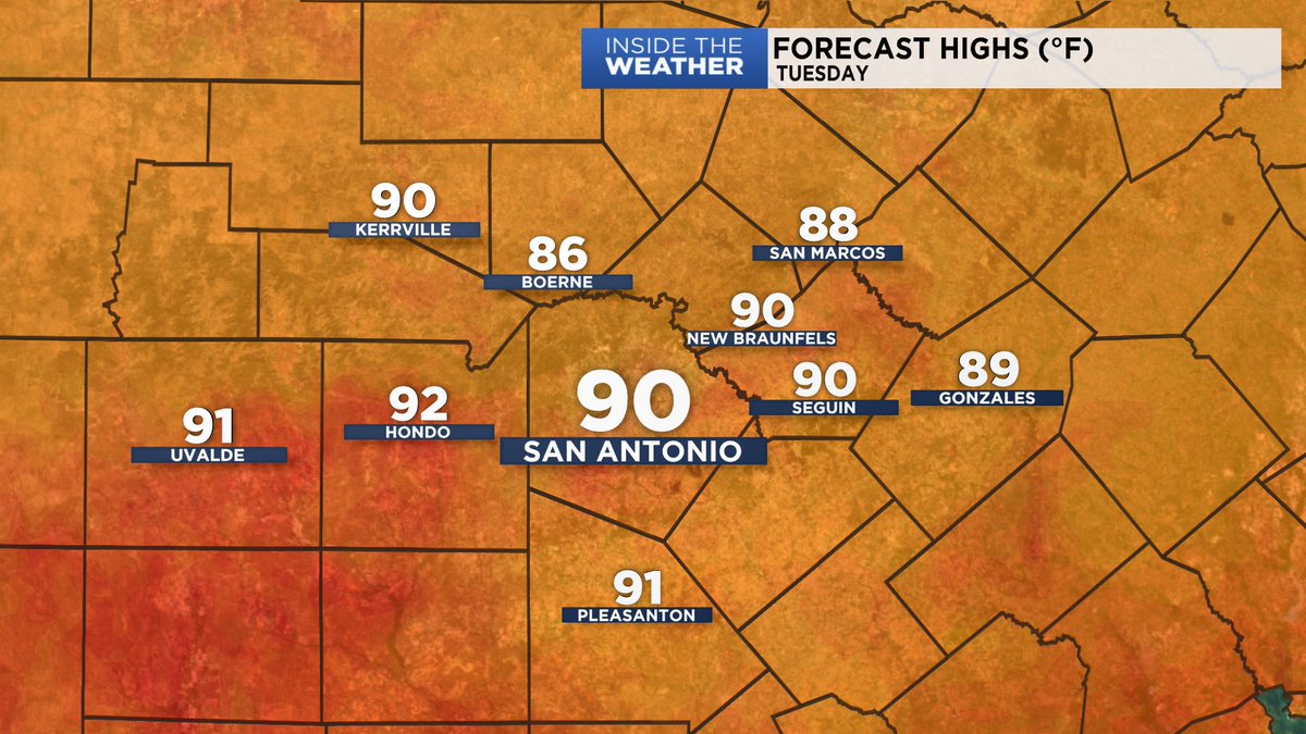 Spectrum News SA (@specnewssa) on Twitter photo Nice and cool to start Tuesday in San Antonio. Sunny and warm this afternoon. Strong cold front on Thursday. #txwx specne.ws/BYx372?cid=twi… Nice and cool to start Tuesday in San Antonio. Sunny and warm this afternoon. Strong cold front on Thursday. #txwx specne.ws/BYx372?cid=twi…