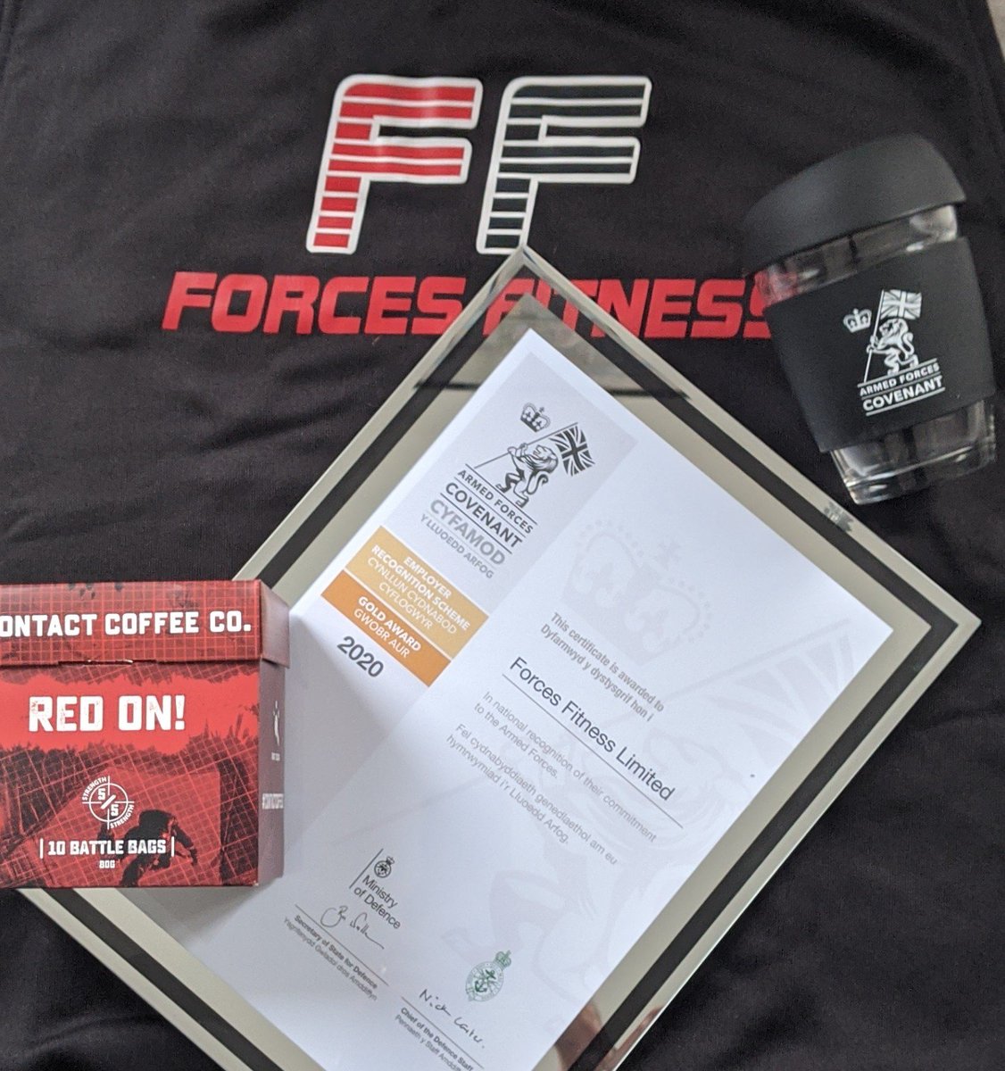 ForcesFitness's tweet photo. Lovely to wake up a letter from Maj Gen Simon Brooks- Ward CVO OBE TD VR this morning &amp; to also receive our #GoldERS2020 Employer Recognition Award.

Thanks to all our fantastic team who made this possible!

We have a number of exciting projects lined up for 2021!  #veterans https://t.co/XHqFWgWReO