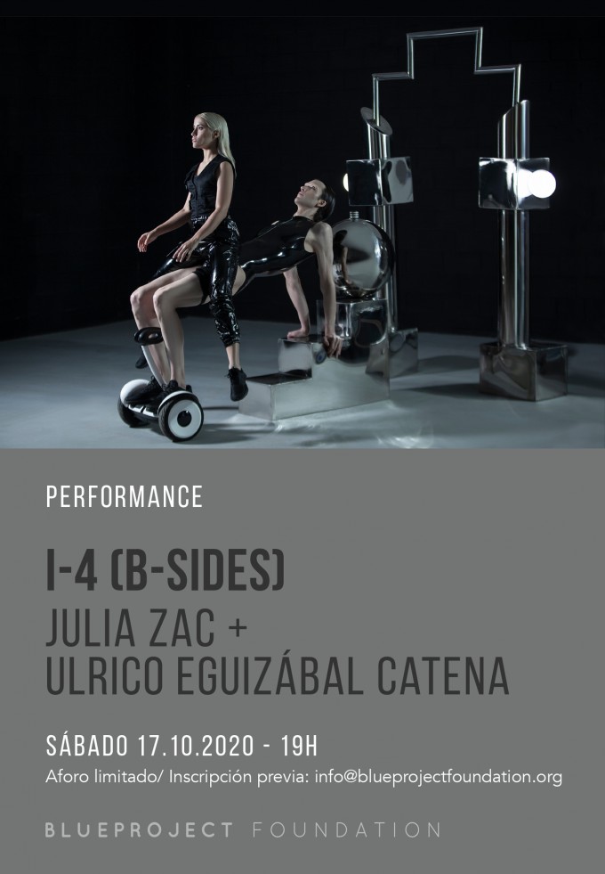 Et convidem a la performance: "I-4 (B-Sides)" de Julia Zac i Ulrico Eguizábal Catena -  Dissabte 17 d'octubre, 19h - blueprojectfoundation.org/ca/activitats/…