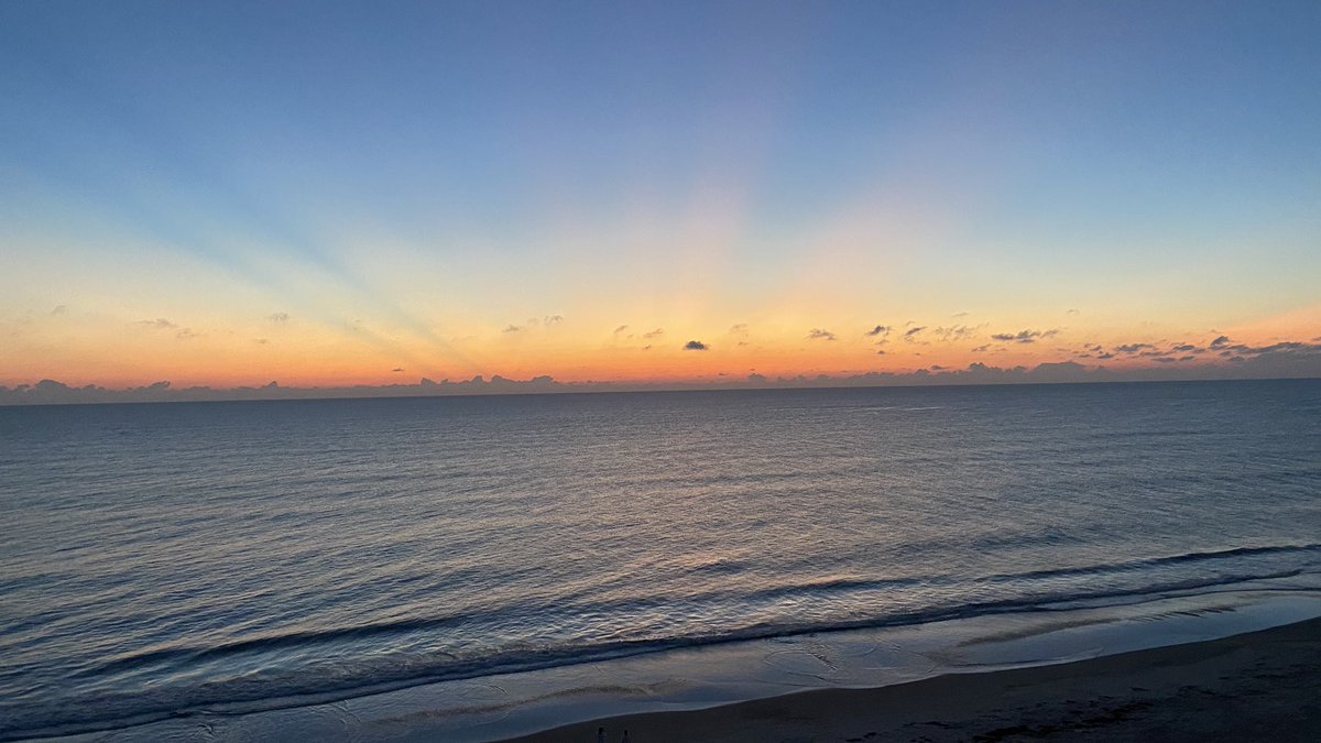 It’s a great day when you can be on a work call AND see the sunrise!