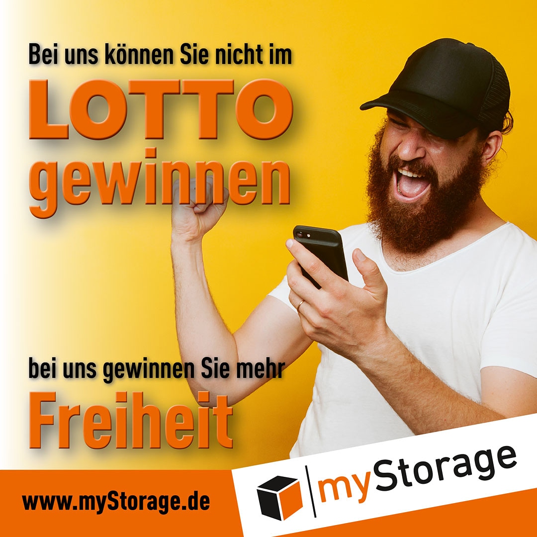 myStorage11's tweet photo. Bei uns können Sie nicht im #Lotto gewinnen, bei uns gewinnen Sie mehr #Freiheit

#myStorage #SelfStorage #Lagerraum #Deutschland #Reutlingen #NeuUlm #Heidelberg #Fürth #Nürnberg #Berlin #Mannheim https://t.co/N5oJpCXLXx