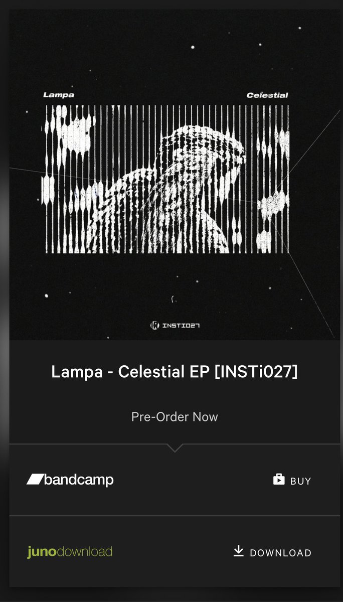 INSTi27 // Lampa - Celestial EP
▶️ PRE-ORDER: fanlink.to/INSTi027
