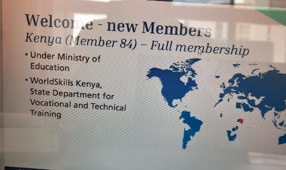 BREAKING NEWS: Kenya formally admitted to WorldSkills International as 84th member. The WSI General Assembly has announcement  after members unanimously voted for Kenya's admission to the prestigious global competition <a href="/TVETAKenya/">TVET Authority Kenya</a> <a href="/Langat_Kipkirui/">Langat Kipkirui, MBS, Director General TVETA Kenya</a> <a href="/EduMinKenya/">Ministry of Education, Kenya (MoE)</a> <a href="/StateHouseKenya/">State House Kenya</a>