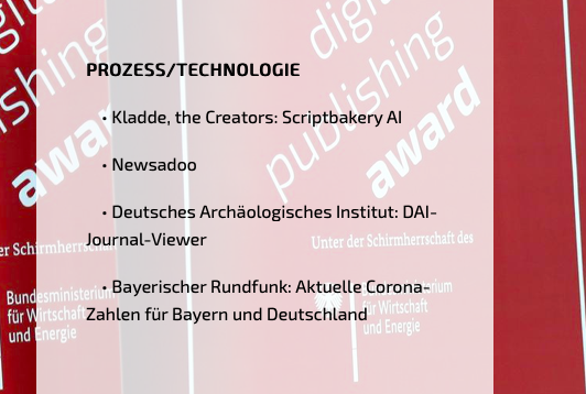 Ein innovatives Format, das auch beim <a href="/award_digital/">digital publishing award</a> auffiel, wo der DAI-#JournalViewer es auf die Shortlist 2020 schaffte!

Die Preisverleihung findet am 15.10., 13 Uhr im Rahmen einer Digitalkonferenz statt. Daumen drücken für unseren Journal Viewer! 🤞

magazin.digital-publishing-report.de/de/digital-pub…