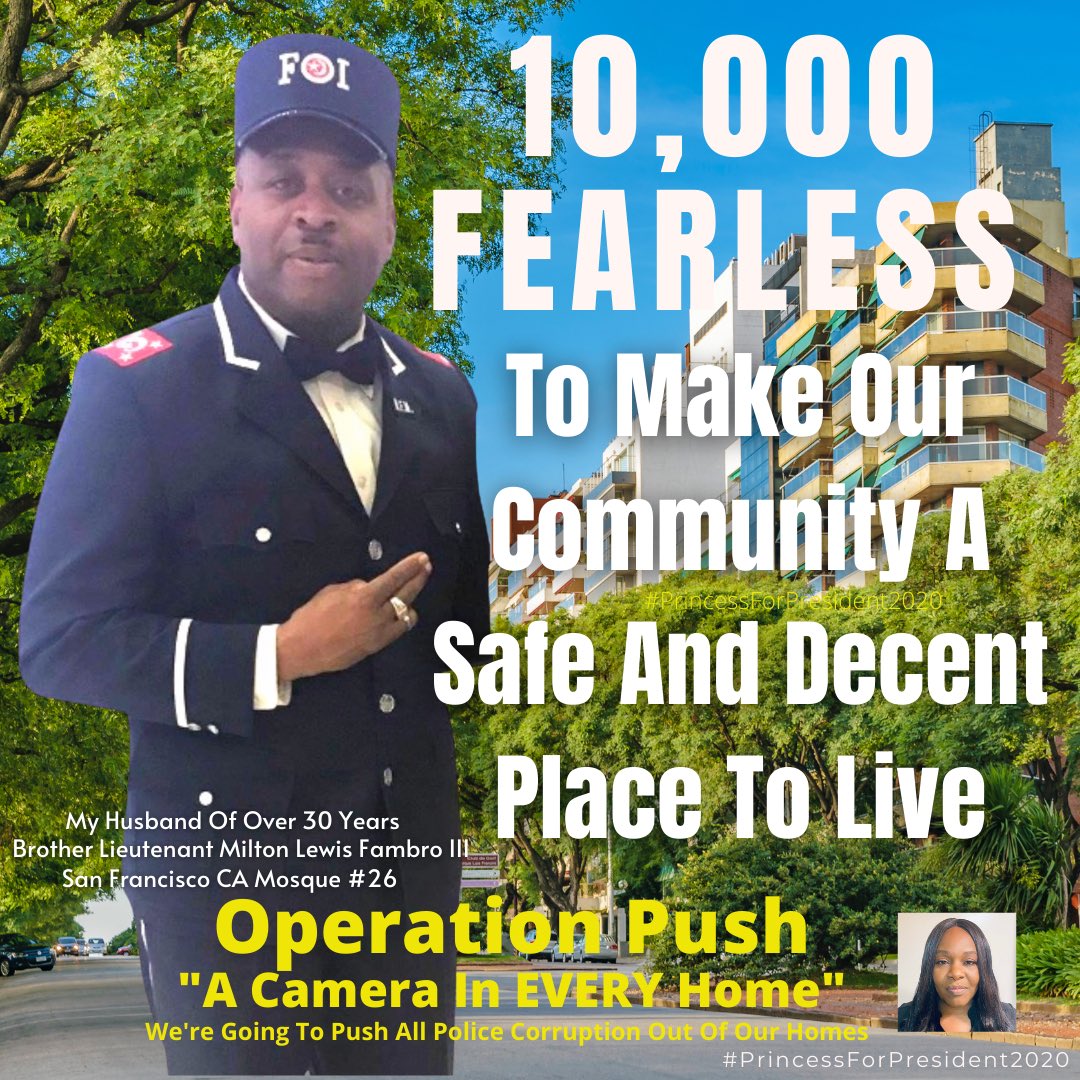 SlaveryEnds2028's tweet photo. OPERATION PUSH
A Camera In EVERY Home
I’m Brave Enough 2FOCUS On Real Life Nitty,Gritty Grimy Wicked Evil Stuff Going On Down Here In The Bottomless PitHELL ON EARTH
#ACameraInEveryHome #EndCointelpro #Farrakhan #10000Fearless #NationOfIslam #Election2020 #BlackLivesMatter #Vote https://t.co/F4vrDqlGeR
