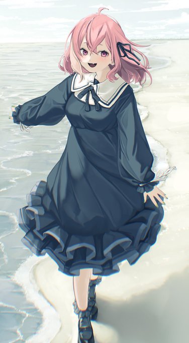 「beach full body」 illustration images(Popular)