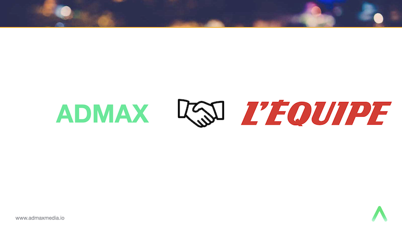 ADMAXio's tweet photo. @lequipe choisit @ADMAXio comme solution de header-bidding pour son application mobile. Nous sommes ravis de les compter parmi nos nouveaux clients ! @AmauryMedia https://t.co/iXWxj0VT19