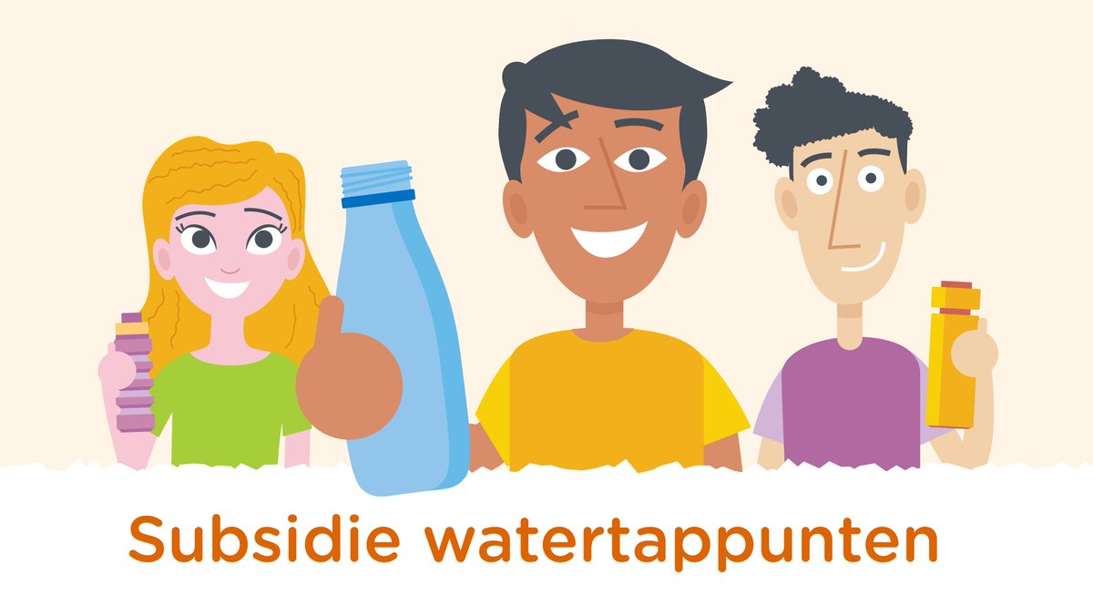 💧Leerlingen en studenten stimuleren om #water te drinken in plaats van een calorierijke drank? Plaats een #watertappunt en ontvang een financiële bijdrage met de #Subsidieregeling #watertappunten: bit.ly/370AKE4. Morgen sluit de belangstellingsregistratie!
#Onderwijs