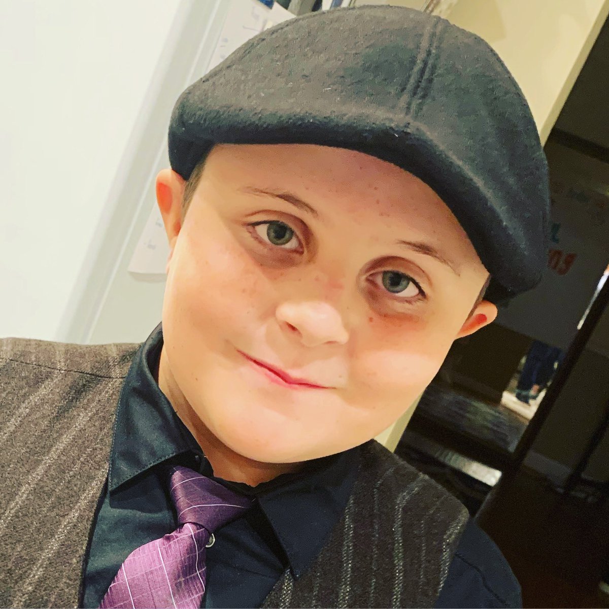 capeliad's tweet image. Picture day. He picks his own clothes.