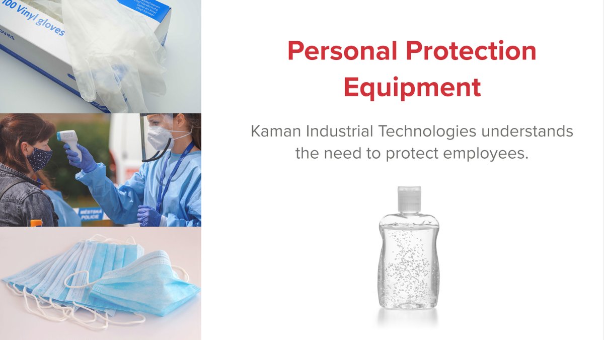 Kaman Industrial Technologies understands the need to protect employees. As a way to assist our customers in safely operating in their facilities, we have secured inventory in Personal Protection Equipment. Shop now: ec.kamandirect.com/storeus/conten…