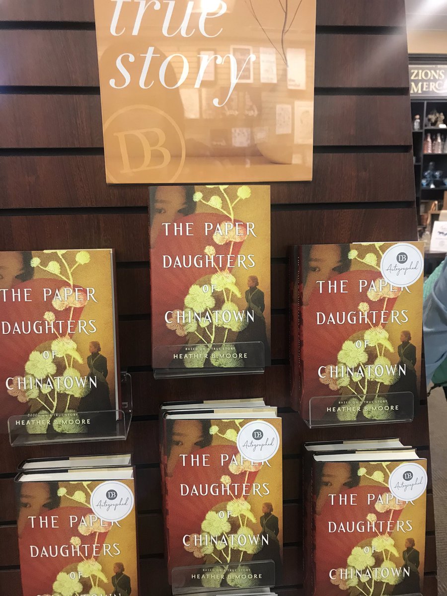 Now in stores at @DeseretBook 😍 @ShadowMountn #ThePaperdaughtersofchinatown