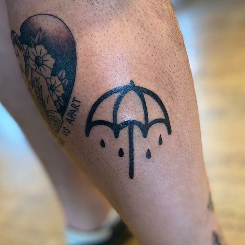 Tattoo uploaded by Xavier • Bring Me The Horizon umbrella tattoo