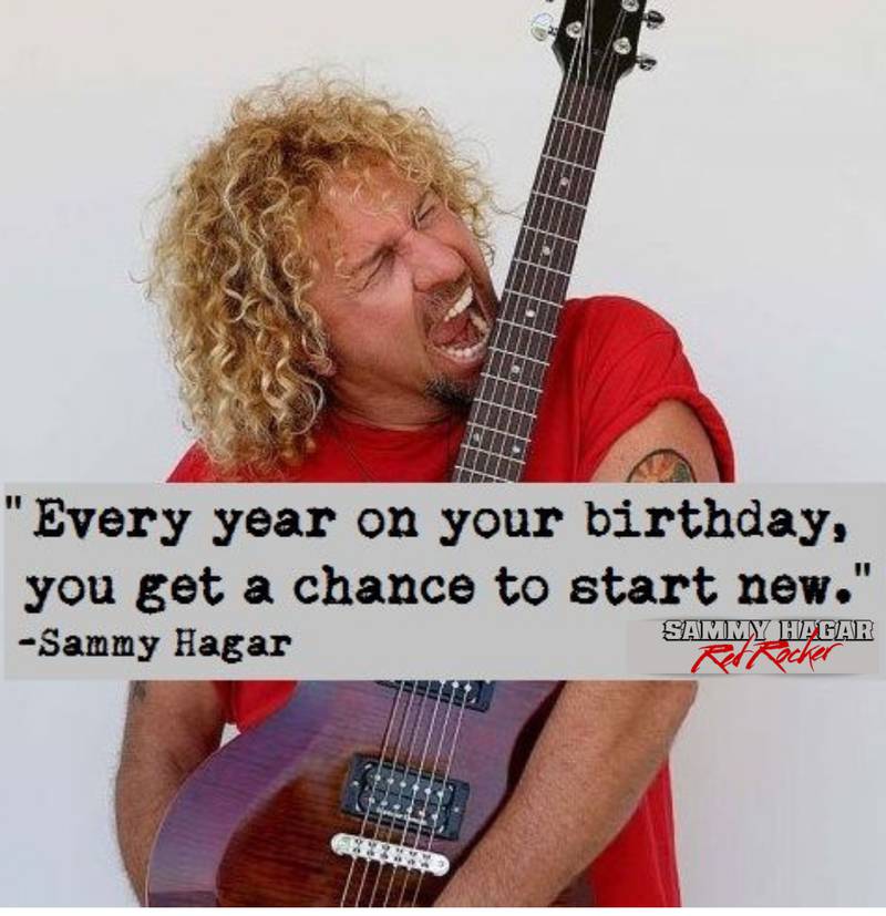 Happy Birthday to The Red Rocker Sammy Hagar! 73 years young today 