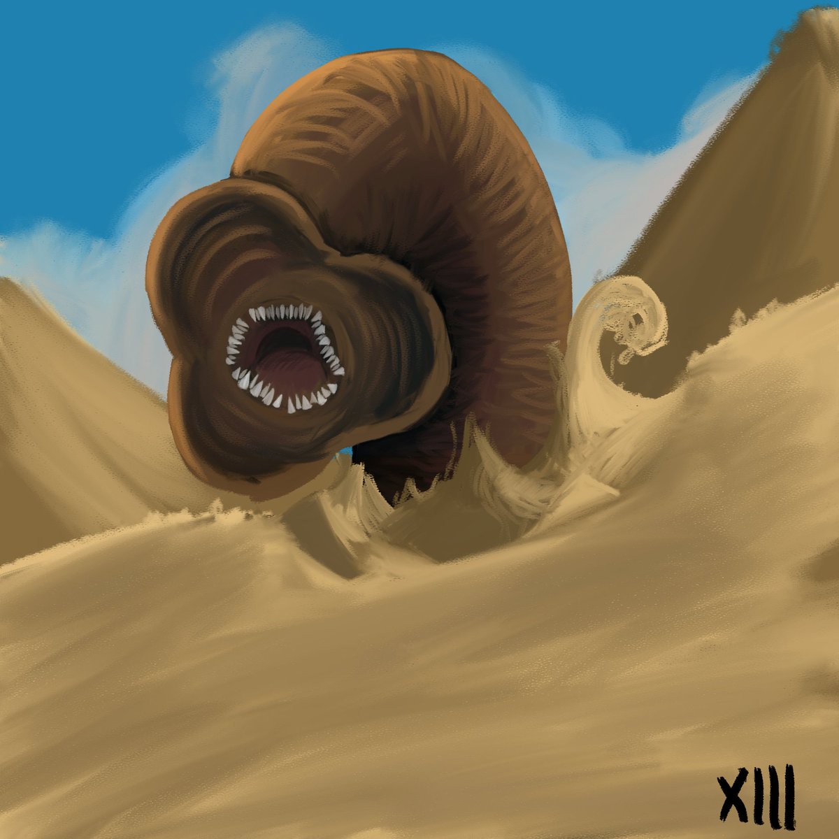 #inktober2020day13 #inktober2020 #dune