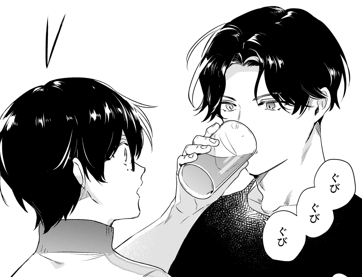 ぶぜこて本の原稿を入稿した時↓のコマについて印刷所さんから「人物の髪の毛が頭から離れていますがレイヤー等の不備ではなかったですか?」って連絡貰って「大丈夫です」ってやりとりしたの未だに思い出す…こんなとこまでチェックして頂けて本当に有り難いし無闇にアホ毛飛ばして申し訳ない 