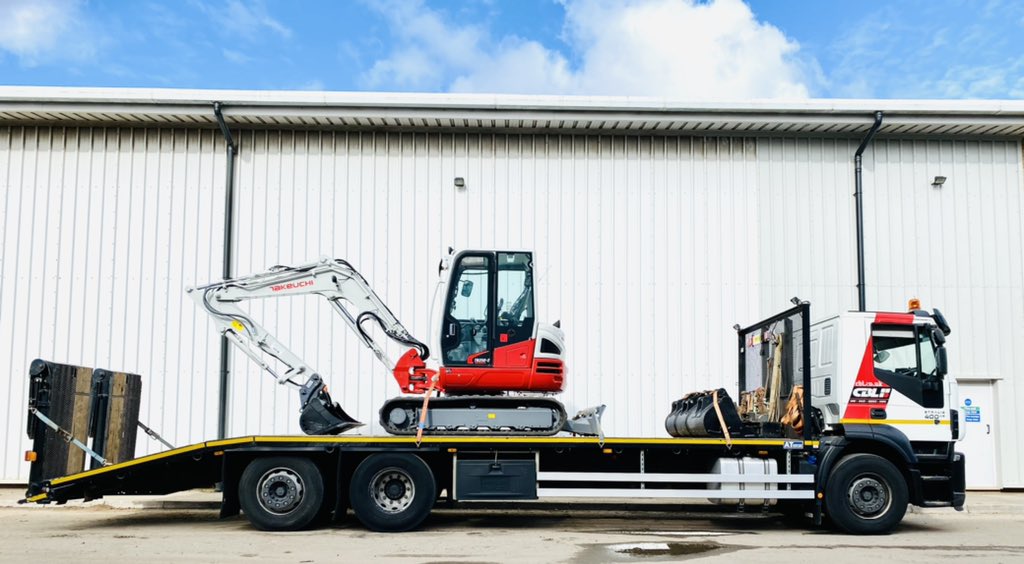 New <a href="/Takeuchiuk/">TakeuchiUK</a> TB250 out for delivery today #excavator #plant #Construction #cbl