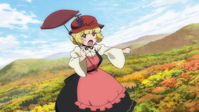 満福神社 中の人は制作とか担当トミー朕 さつまいもの日 サツマイモの日 だそうで 幻想万華鏡14話より 秋姉妹の妹の方 秋穣子 実りの神ですが 霊夢によって焼き芋にされてしまいました T Co Hcbcbnaqhh Twitter