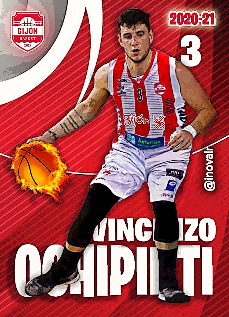 Hoy cumple 21 años Vincenzo Ochipinti <a href="/vichoochipinti/">Vincenzo Ochipinti</a> 🇵🇾 🇮🇹 🎉

Actual jugador de <a href="/GijonBasket/">Gijón Basket</a> 🔴⚪️ de liga #EBA e internacional con la selección <a href="/cpb_py/">Confederación Paraguaya de Básquetbol</a> 🇵🇾

Felicidades "Vicho" 🎂 !! 

<a href="/deportivo_sj/">Deportivo San Jose</a> <a href="/BVM2012/">Baloncesto Villa de Mieres 2012</a> #CDCampoalto <a href="/exasanjose/">El Exa San José</a> <a href="/basketparaguayo/">Guille Araujo</a> <a href="/_CanchaLatina_/">Cancha Latina</a> <a href="/TigoSportsPY/">Tigo Sports</a>