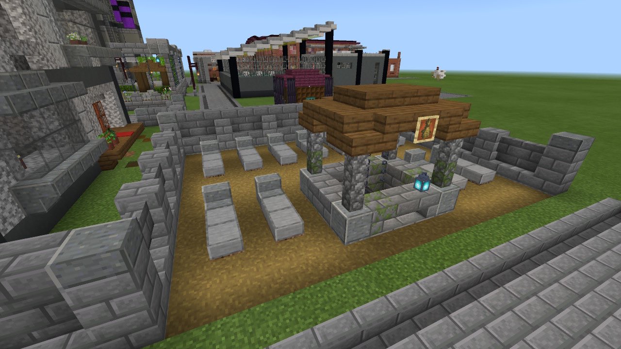 カイ Minecraft バニラ建築 都市創り 墓地を創りました 十二個目の建築です 狭い空間なのでディテールを凝れず シンプルなお墓になってしまいました 井戸のデザインは満足です V カイ Minecraft バニラ建築 都市創り 墓地を創りました 十二個目の建築です 狭い空間なのでディテールを凝れず シンプルなお墓になってしまいました 井戸のデザインは満足です V