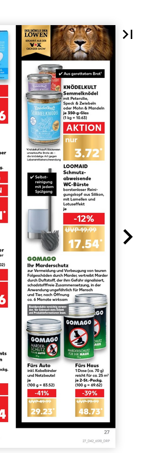 KarsyK's tweet photo. Kaufland ab Donnerstag; immer noch 5€ zu viel.   #dhdl #kaufland #LOOMAID https://t.co/oeupgu3jeE